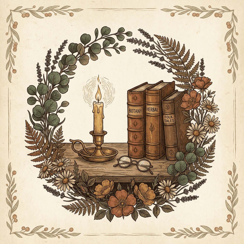 Candlelit Reading Art Print