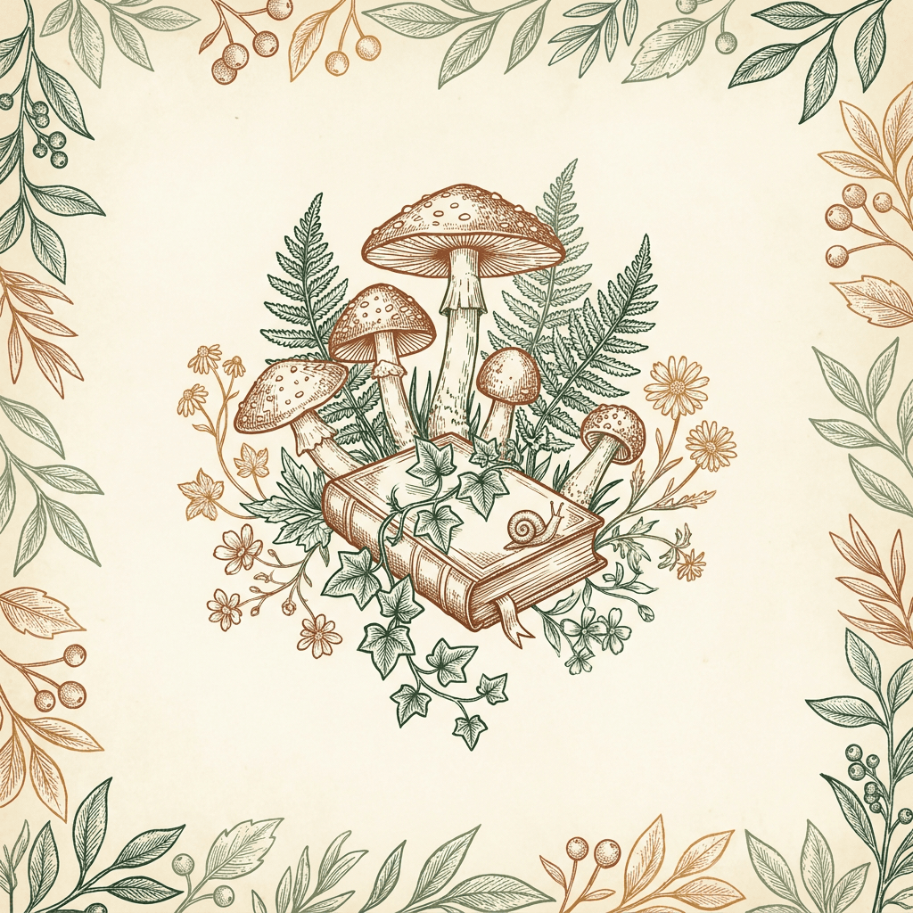 Mushroom Library Tee