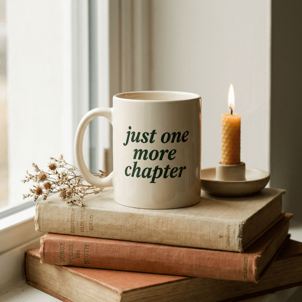 “Just One More Chapter” Mug