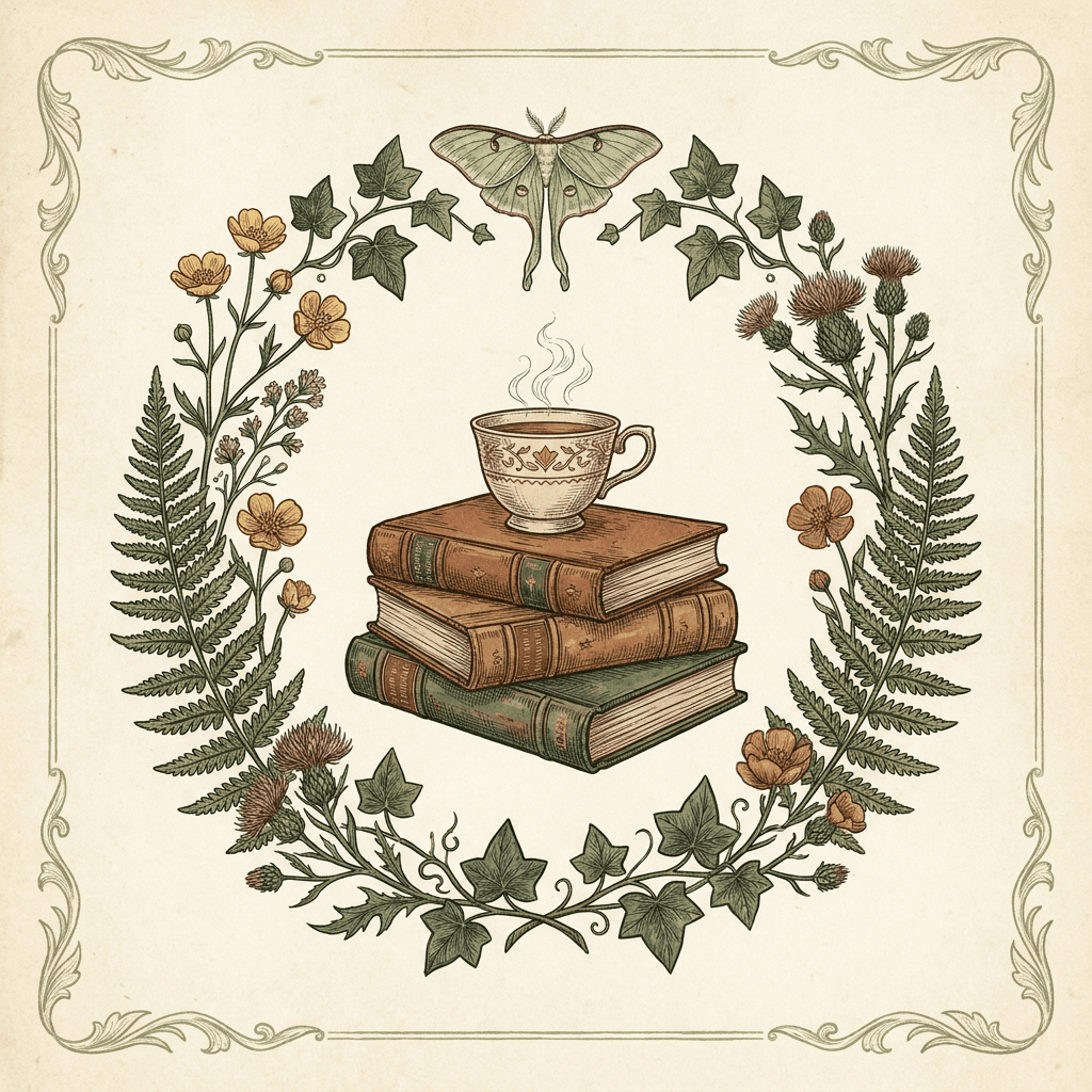 “Books & Tea” Art Print
