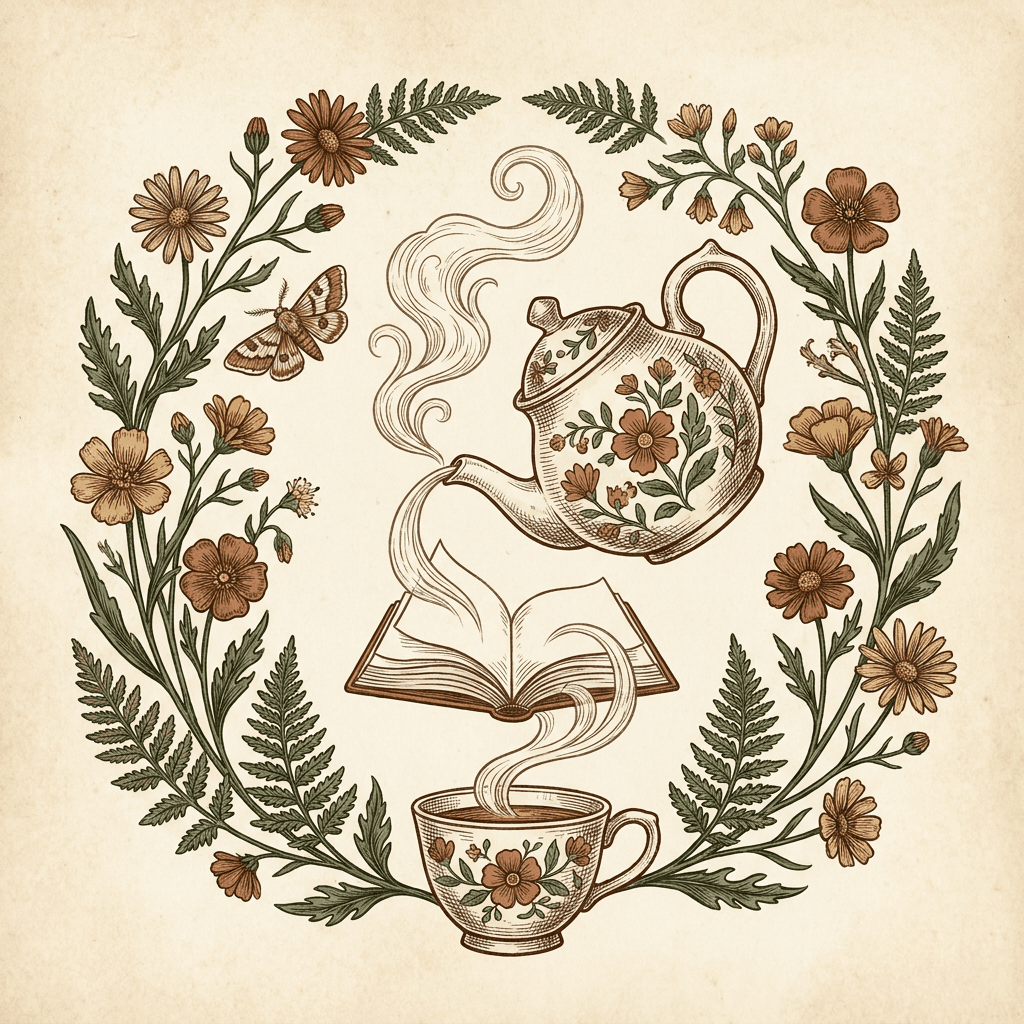 “Tea & Stories” Art Print